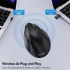 AUTLEY Ergonomic Mouse for Large Hands, Vertical Mouse, 2.4GHz Wireless