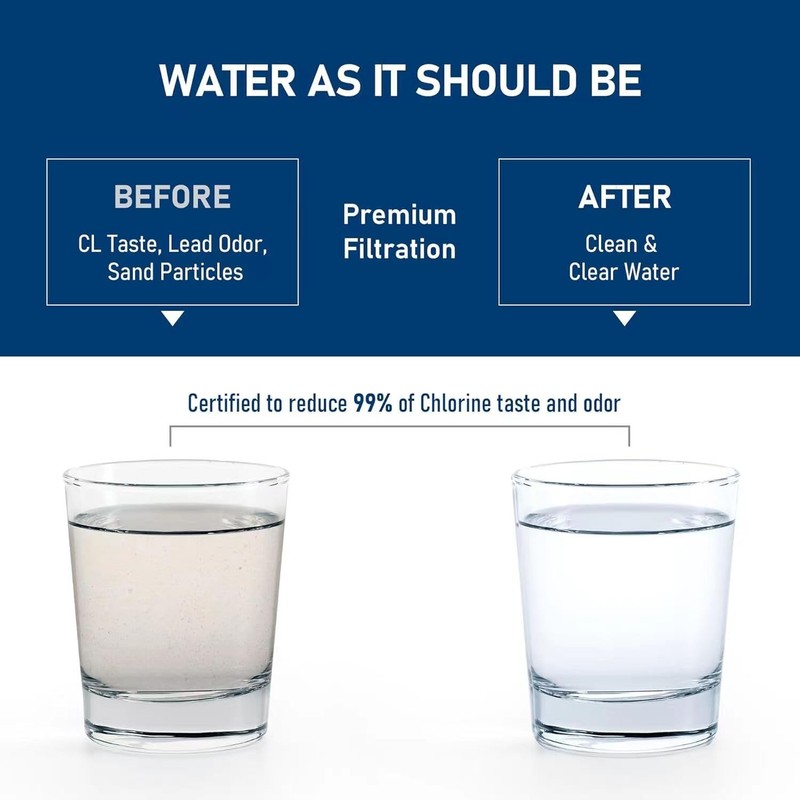 TEEHAY KAD1RXD1 Water Filter Replacement, Compatible With KitchenAid Refrigerator Ice