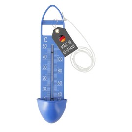 Lantelme Pool Thermometer Sinking with Ladle and Cord for Measuring Water Temperature at Depth Temperature Display 0°C and 50°C or 32°F and 120°F Pool Pond Swimming Pool Analogue Thermometer