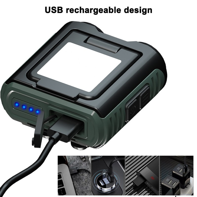 Portable Cap Clip Headlamp Outdoor Camping Fishing Headlight Waterproof Hat
