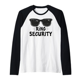 Ring Bearer Shirt Wedding Ring Bearer Kid Boys Ring Security Raglan Baseball Tee