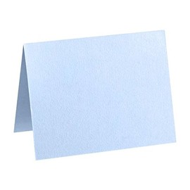 LUXPaper A7 Folded Cards | 5 1/8" x 7" | Baby Blue | 100lb. Cover | 1,000 Qty