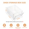 Uni HIMO 12pack Shoe Organizer,Thicken & Sturdy Shoe Boxes with