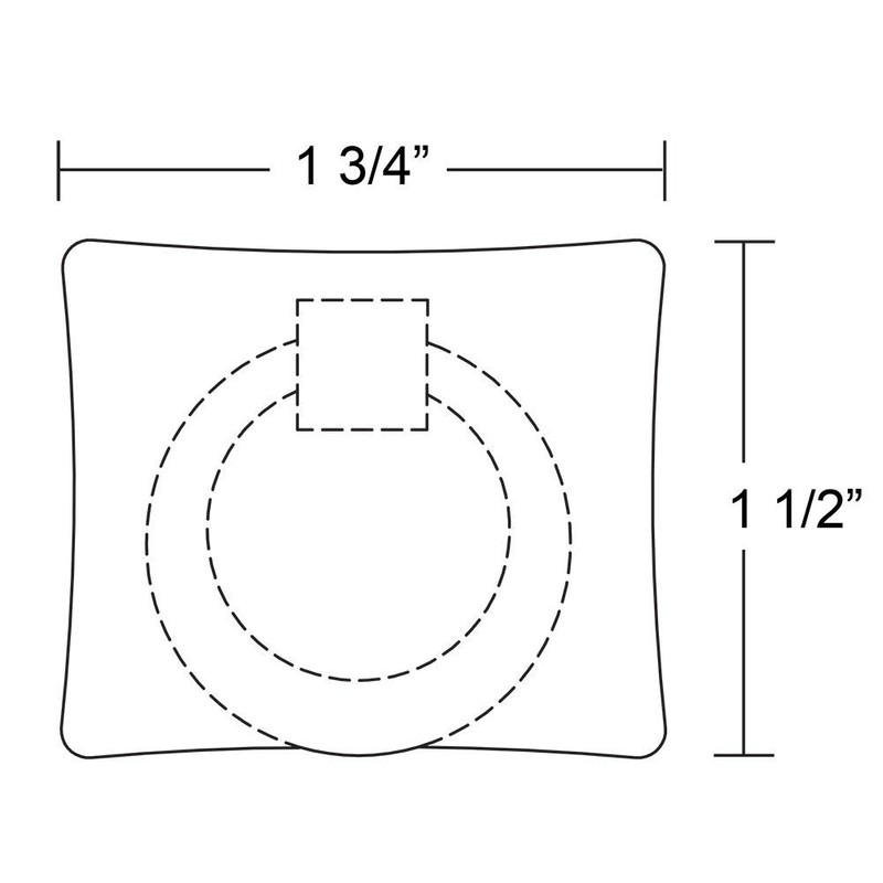 Emtek Hammered Ring Pull Available in 4 Finishes - 86040US3NL