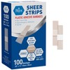 MED PRIDE Junior Strip Bandages Small Bandages for Fingers, Hypoallergenic