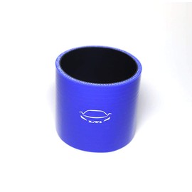 LTI Universal (76mm) 3" ID Straight Silicone Hose Coupler 4-Ply Reinforced High Performance (3" BLUE)