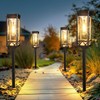 KOOPER Taller Solar Pathway Lights Outdoor, 8 Pack Upgraded Brighter