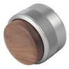 Coffee Distributor Tamper Constant Pressure 304 Stainless Steel Wood Handle