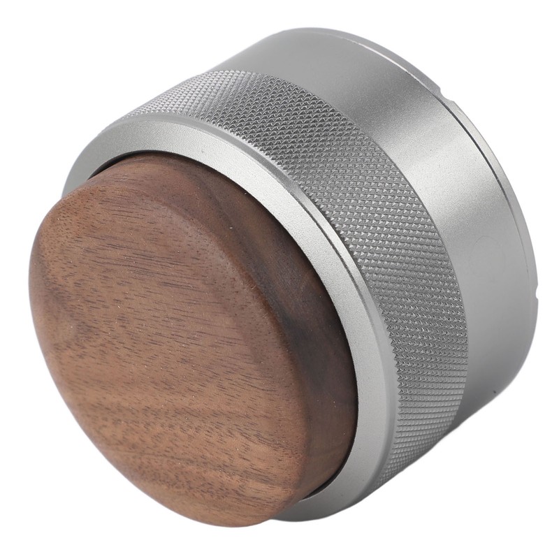 Coffee Distributor Tamper Constant Pressure 304 Stainless Steel Wood Handle