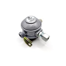 DN Autogas Parts Fixed Caravan & Motorhome Bulkhead Gas Regulator 90° - 8mm Outlet