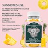 Gomitas Feminine Balance Salud Vaginal Probióticos Piña Hawaiana Zona Intima