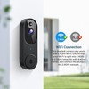 GridTera Smart Video Doorbell Camera Wireless, AI Human Detection and