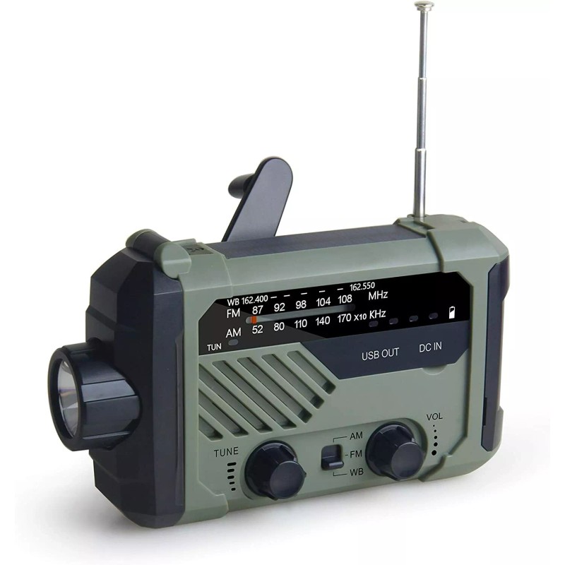 Kaito XLN-290WB AM/FM NOAA Weather Emergency Solar Crank Radio and