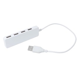 Angoily USB Port Hub Converter Multi Interface Splitter Adapter for Laptop and PC Supports Charging for Devices Simultaneously Compatible with OTG Devices Design White