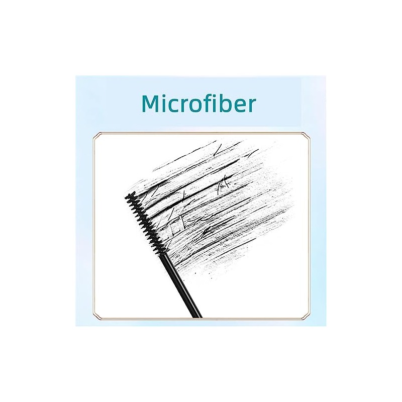 Ultra Fine Brush Black Mascara, For tiny and lower eyelashes,