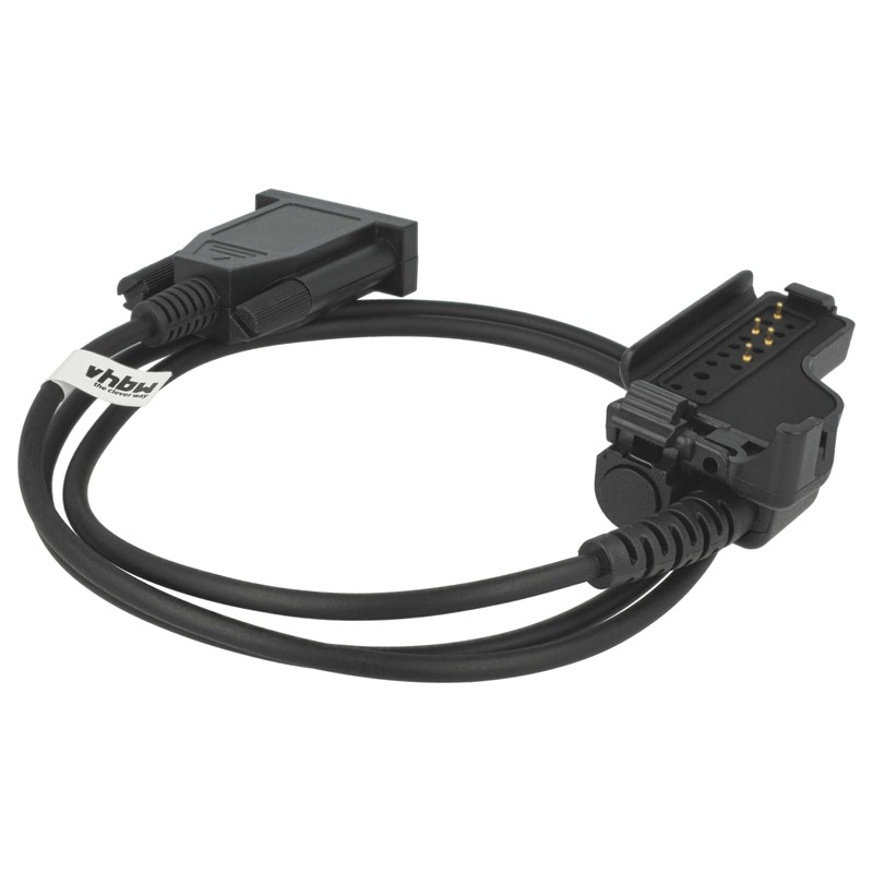 vhbw RS-232 Programming Cable Compatible with Motorola HT1100, JT1000, MT2000,