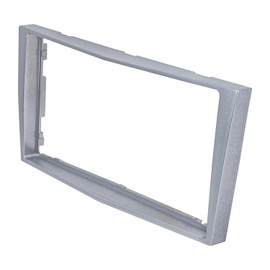 tomzz Audio 2439-138 Double DIN Radio Faceplate Compatible with Opel Antara Astra H Zafira B Corsa D Tigra Shiny Silver