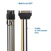 Cable Matters 2 Pack SATA to 8 Pin PCIe (6+2