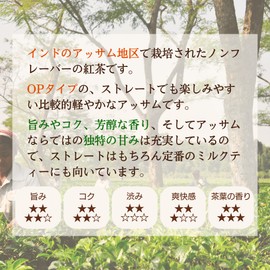 Whale Tea Assam Tea Bag Tea Bag Tea, 0.1 oz (3.2 g) x 10 Packets, Non-Flavored Tea, For Mugs, Tumblers, Pots, (Pack of 10)