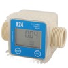 K24 LCD Turbine Digital Diesel Fuel Flow Meter Widely Used