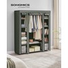 SONGMICS Closet Wardrobe, Portable Closet for Bedroom, Clothes Rail with