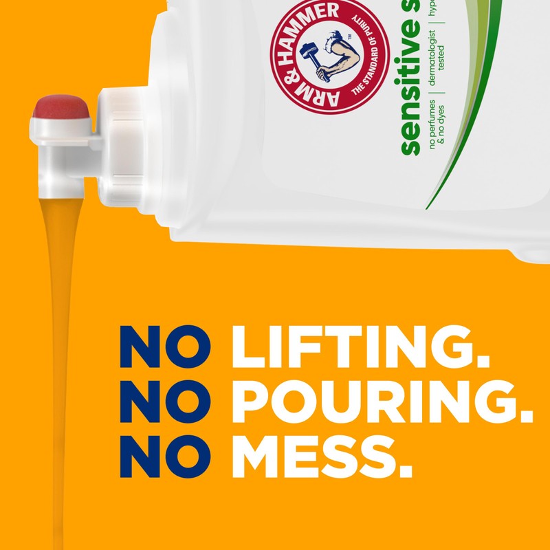 ARM & HAMMER Sensitive Skin Free Clear, 170 Loads Liquid