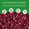 Jiva USDA Organic Dried Red Rose Petals 6 Oz (170g)