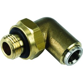 Brass Elbow Studs Metric Push-in Air Brake M22X1.5, 12MM Pack Qty 3