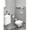 Tiger Colar Spare Toilet Roll Holder, Mounting Without Drilling, Stainless