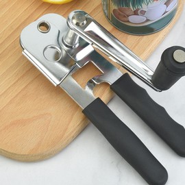 Manual Can Opener, Professional Heavy Duty Can Opener Safety Portable Manual Can Lid Opener Hand Crank Can Opener for Home Kitchen Restaurant Outdoor Picnic Camping