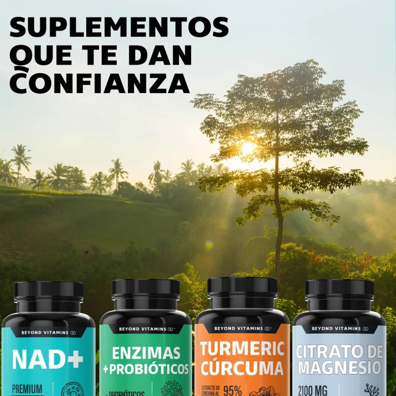 Glicinato Magnesio 492mg Alta Absorción Piperina Pimienta Negra Bisglicinato Complex