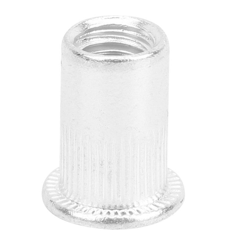 M8 tension rivet nuts, 100 pieces, flat, vertical and vertical