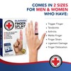 Doctor Developed Finger Splint & Handbook - Trigger Finger, Arthritis,