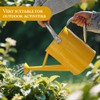 yourjoy Metal Watering Can, One Gallon Watering Cans Stainless Steel