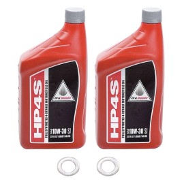 Honda Ruckus 50 Metropolitan 50 PCX150 Synthetic 10W30 Oil Change Kit (2 Pack)