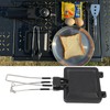 Camping Foldable Sandwich Maker Nonstick Coating Double Sided Sandwich Baking