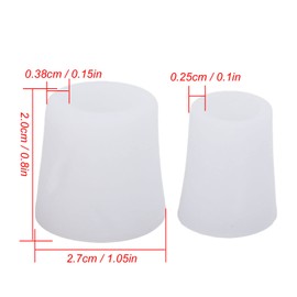 8 Pares De Soporte Protector Para Los Dedos, Protector Dedos Pie, Fácil De Poner, Más Cómodo De Llevar, Para Actividades Diarias, Deportes, Caminatas Y Más, Cunas De Gel Para Dedos