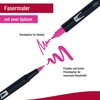 Tombow ABT Dual Brush Pen, Pink Edition, Pen with Two