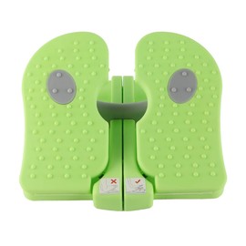 Laroal Foot Pedaler Mini Stepper Fitness Equipment Under Desk Home Office Portable Workout Tool with Non-Slip Mat Green for Home Gym Travel Desk Use