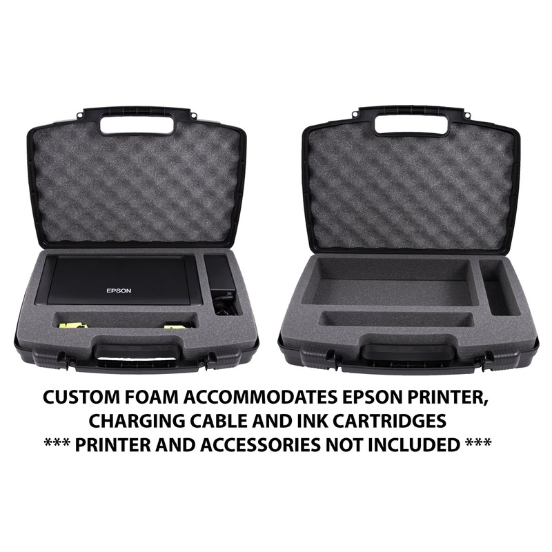 CASEMATIX Travel Case Compatible with Epson WF-100 and WF-110 Wireless