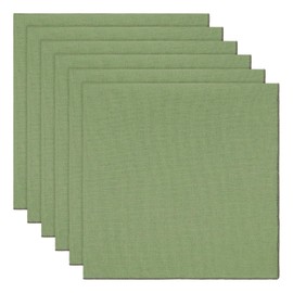 Cloth Napkins Set of 6, 17x17 Inch Soft Cotton Linen Dinner Cloth Napkins, Washable and Reusable Natural Flax Napkins for Home, Kitchen, Dinner, Party, Wedding, Holiday or Events (Sage Green)