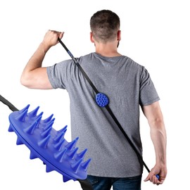 Cactus Scratcher Mini Back Scratcher for Itching Relief, 2-Sided Aggressive & Soft Spikes, Long Handheld, Ideal for Hard-to-Reach Areas – Perfect for Mother's Day Gifts for Mom, Gifts for Her (Blue)
