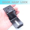 2 Pcs Door Hasp Latch Lock,Right Angle Door Padlock Clasp