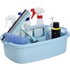 Haundry Large Cleaning Supplies Caddy with Handle, Plastic Storage Bucket
