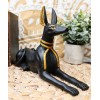 Ebros Ancient Egyptian God Anubis Dog in Sitting Pose Figurine