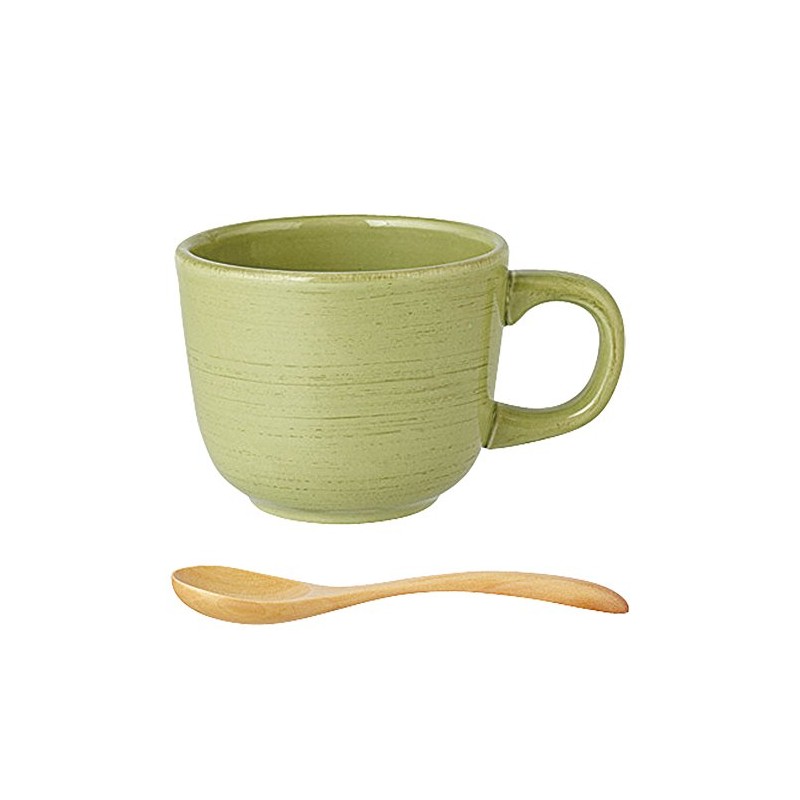 KINTO 55851 ORGANIC Cup, 12.8 fl oz (380 ml), Green