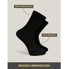 Basic Treasure 20 Pairs Men's Cotton Socks Black or Blue