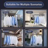 ZdwCyl Clothes Drying Rack,Laundry Drying Rack Wall Mount, Space Saver