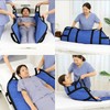 Benella Easy-to-lift posture change tool, sliding seat, mat pad for patients and the elderly, posture change black