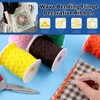 Glarks 1Pcs 27Yard/25M Purple Rick Rack Trim Ribbon Wave Sewing